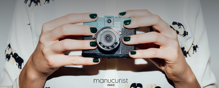 Manucurist Paris Green nail polish non toxic natural colors beauty