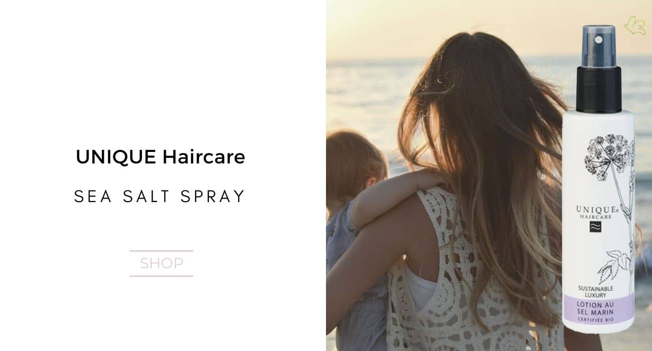 Sea salt spray organic hair care styling spray Unique Haircare natural cosmetics l'Officina Paris