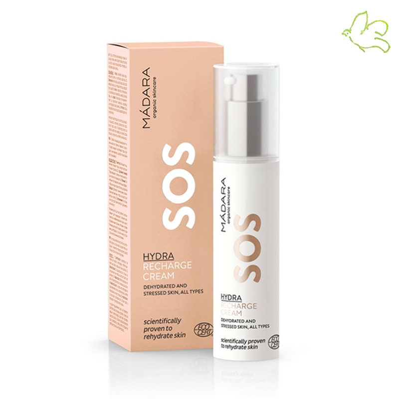 MADARA organic cosmetics - Crème Hydratante Visage bio Recharge SOS Hydra